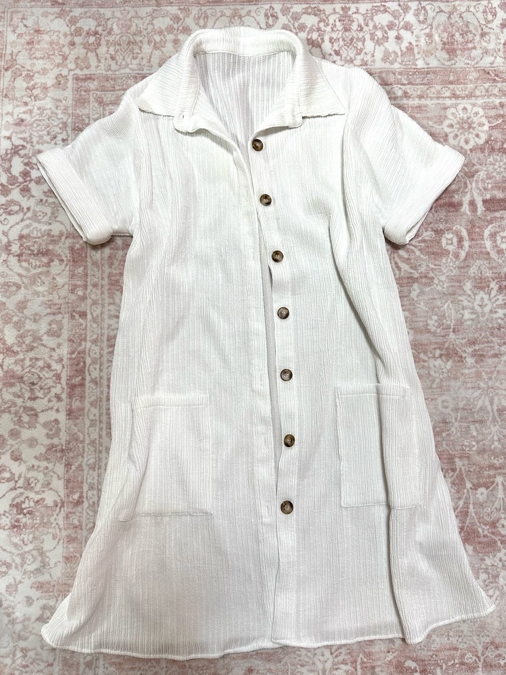 Cupshe 🤍 Swim Cover Up Button Down